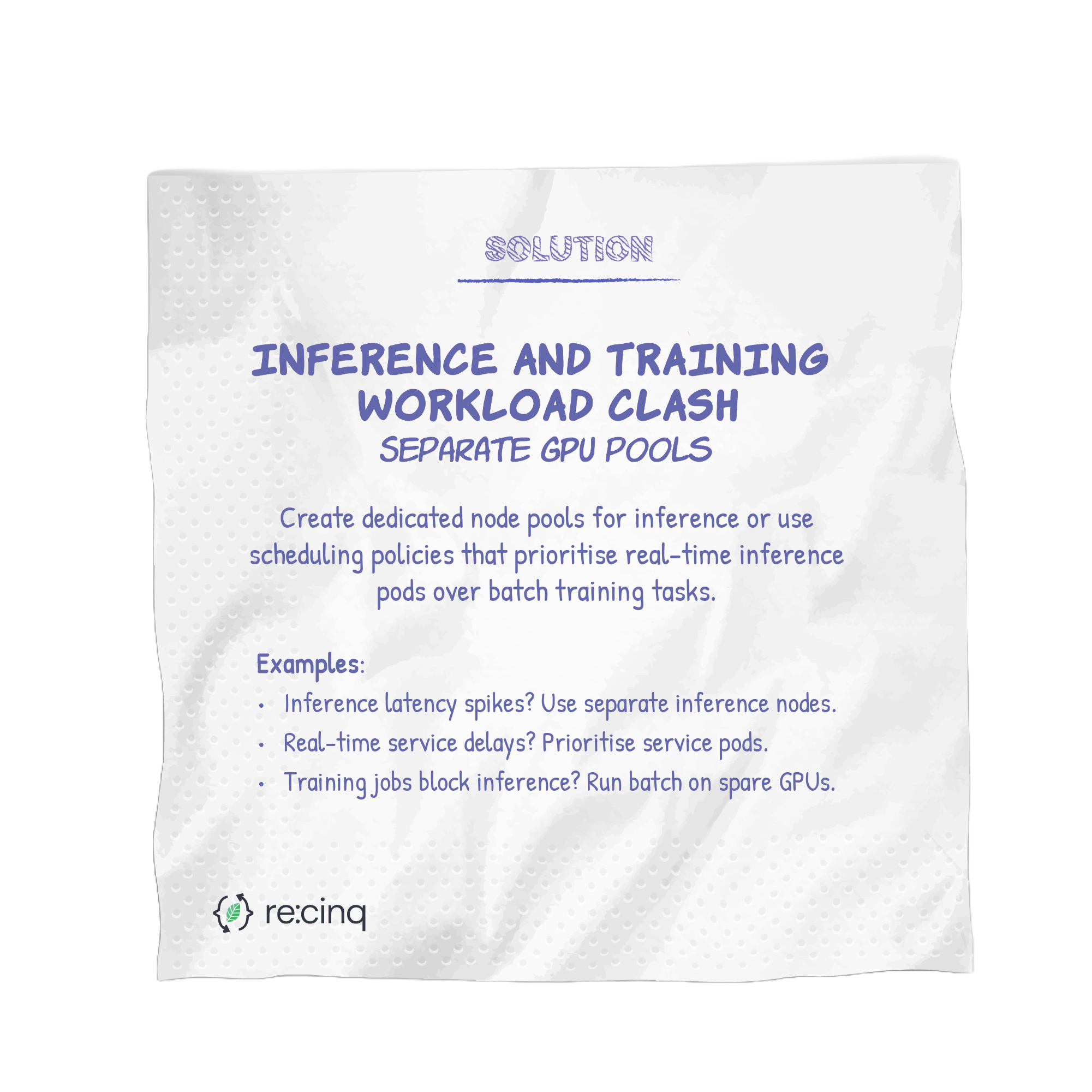 Inference and Training Workload Clash (Back)