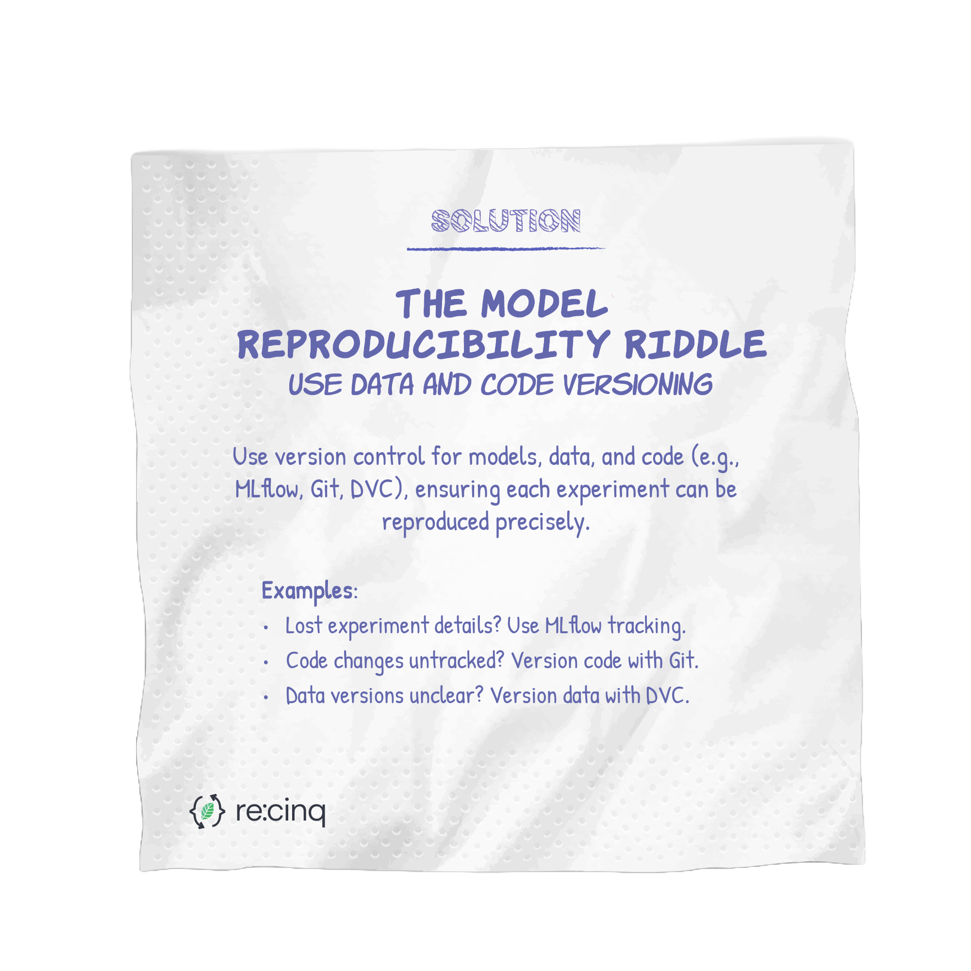 The Model Reproducibility Riddle (Back)