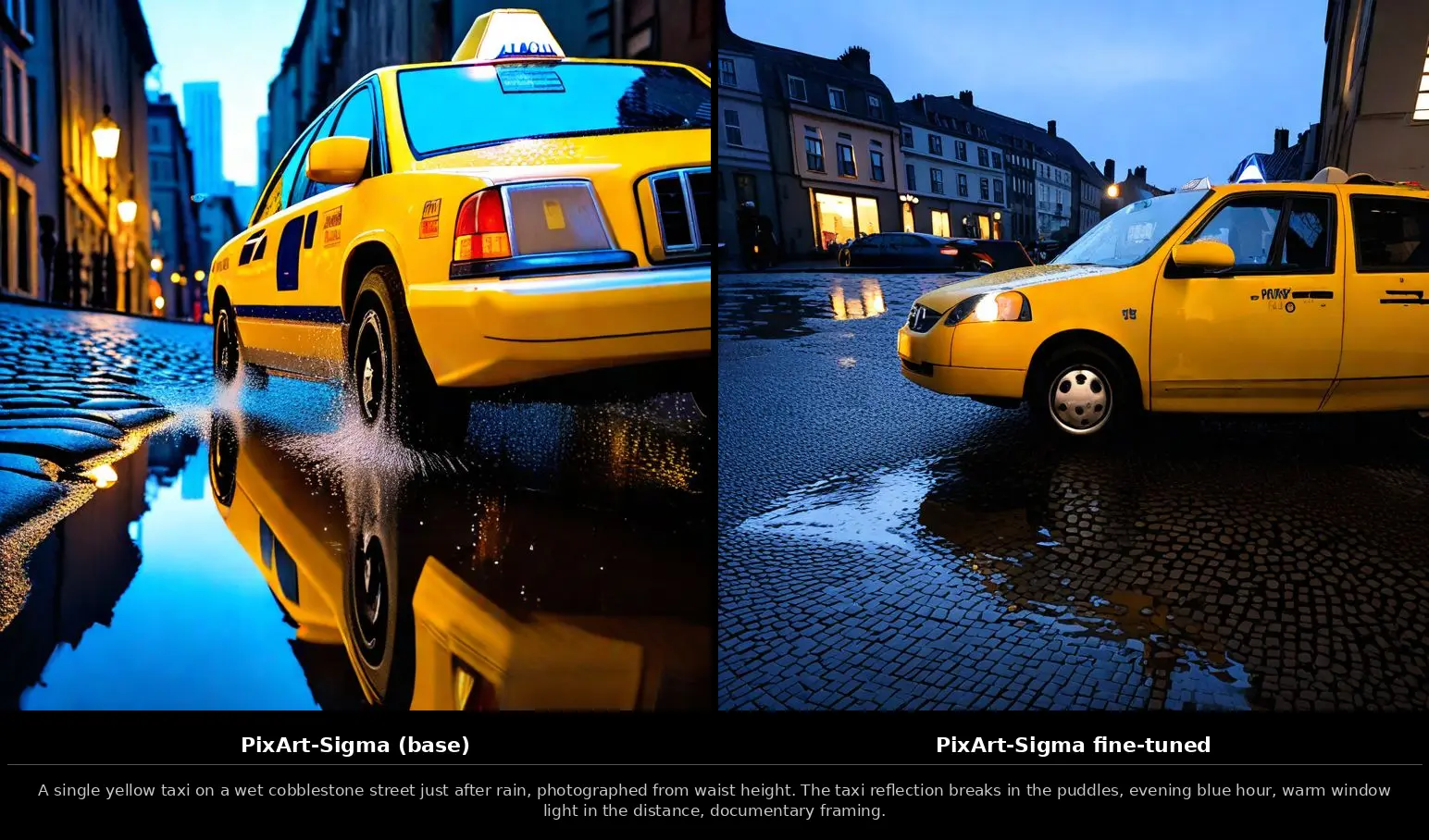 The street scene that proves it learned composition