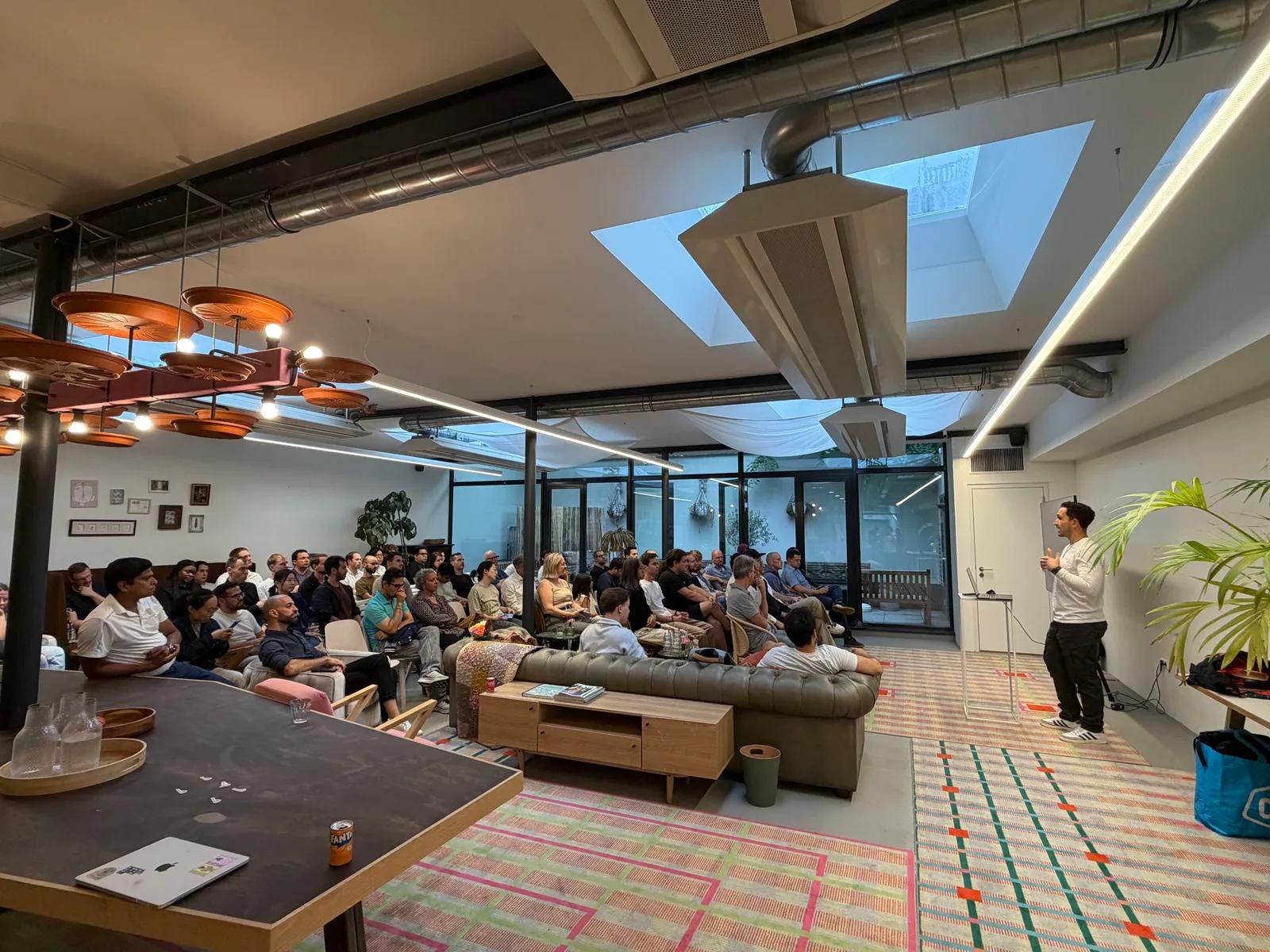 Raul Tavares from Cloudflare speaking about engineering with multi-agent AI at our September 2026 meetup.