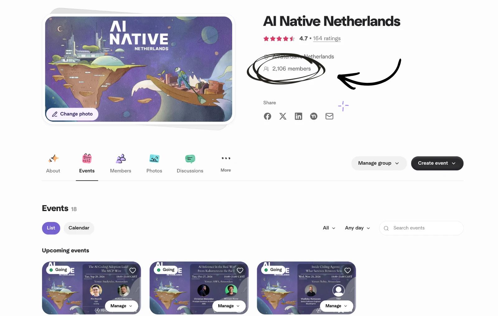 AI Native Netherlands hit 2,000 members!