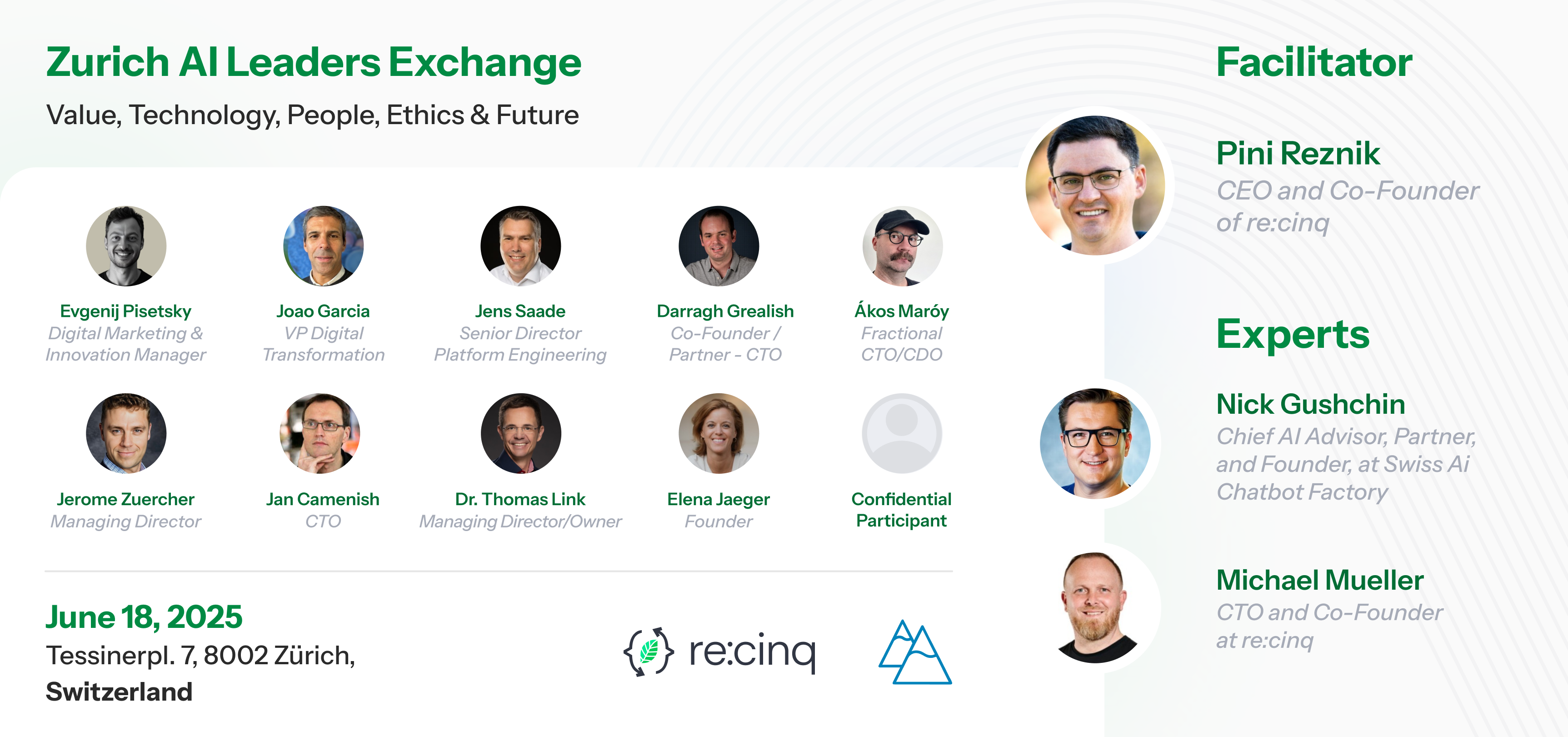 Roundtable | Zurich AI Leaders Exchange