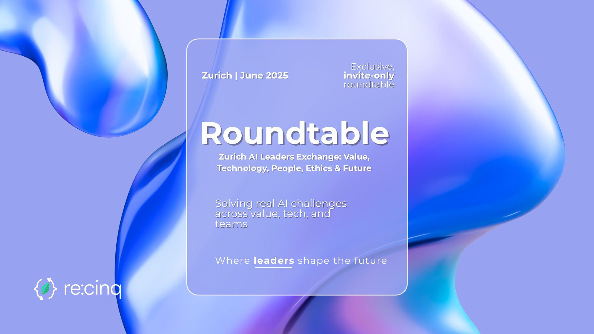 Roundtable | Zurich AI Leaders Exchange